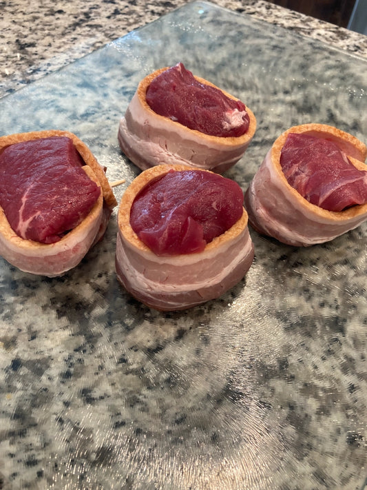 Bacon Wrapped Beef Fillets